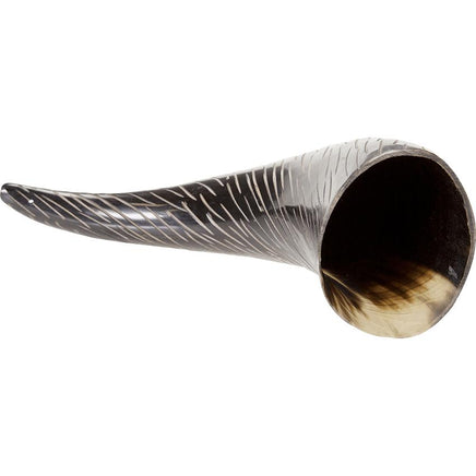 Skadi Carved Drinking Horn With Stand-GoblinSmith