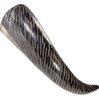 Skadi Carved Drinking Horn With Stand-GoblinSmith