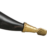 Rollo Drinking Horn With Leather Holder-GoblinSmith