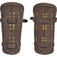 Studded Fighter Leather Bracers-GoblinSmith