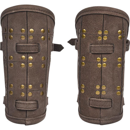 Studded Fighter Leather Bracers-GoblinSmith