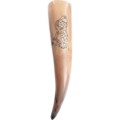 Howling Wolf Drinking Horn-GoblinSmith