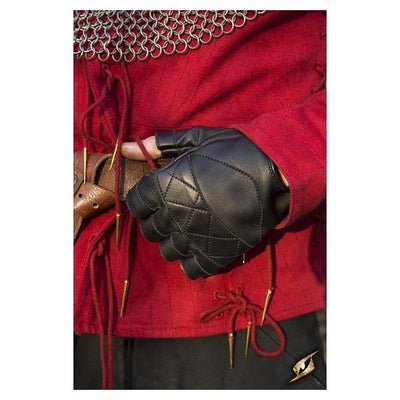 Leather Celtic Gloves-GoblinSmith