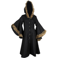 Lilian Hooded Wool Coat-GoblinSmith