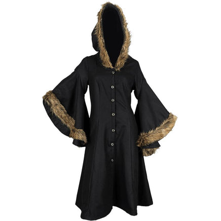 Lilian Hooded Wool Coat-GoblinSmith