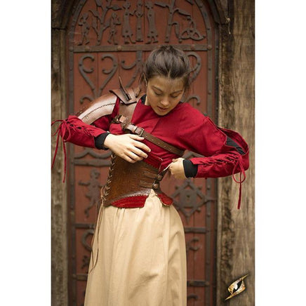 Margot Leather Underbust Corset-GoblinSmith