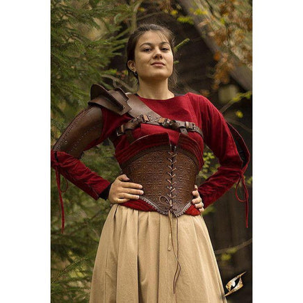 Margot Leather Underbust Corset-GoblinSmith