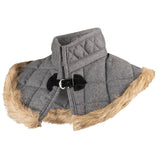 Nimue Wool Fur Lined Gorget-GoblinSmith