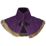 Nimue Wool Fur Lined Gorget-GoblinSmith