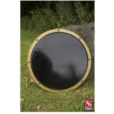 Rfb Black And Gold Round Shield-GoblinSmith