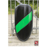 Rfb Green And Black Striped Large Shield-GoblinSmith
