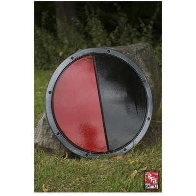 Rfb Red And Black Round Shield-GoblinSmith