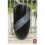 Rfb Silver And Black Striped Large Shield-GoblinSmith