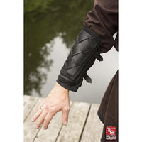 RFB Viking Leather Bracers - Black or Brown, Medium-GoblinSmith