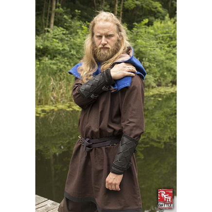 RFB Viking Leather Bracers - Black or Brown, Medium-GoblinSmith