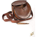 Round Leather Bag-GoblinSmith