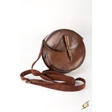 Round Leather Bag-GoblinSmith