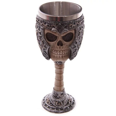 Skull of Your Enemy Goblet Resin and Stainless Steel-GoblinSmith