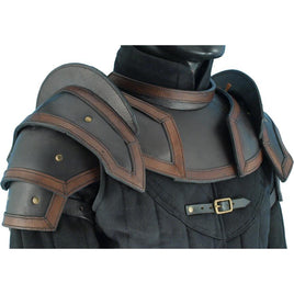 Shoulder Armour With Neck Guard-GoblinSmith