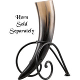 Swirl Drinking Horn Stand-GoblinSmith