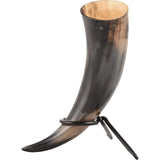 Valhalla Valknut Drinking Horn With Stand-GoblinSmith
