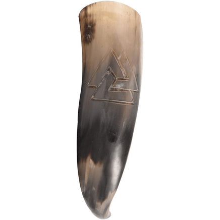 Valhalla Valknut Drinking Horn With Stand-GoblinSmith