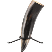 Valhalla Valknut Drinking Horn With Stand-GoblinSmith