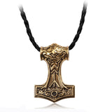 Viking Hammer Of Thor Necklace-GoblinSmith