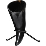 Viking Mjolnir Drinking Horn With Stand-GoblinSmith