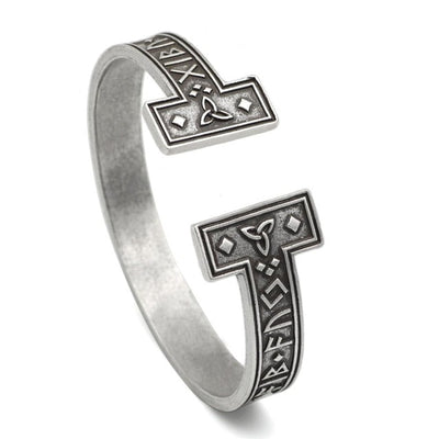 Viking Stainless Steel Bracelet-GoblinSmith