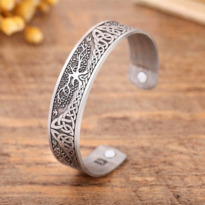 Yggdrasil Viking Magnetic Bracelet-GoblinSmith