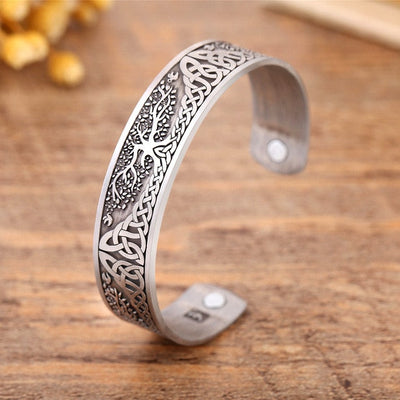 Yggdrasil Viking Magnetic Bracelet-GoblinSmith