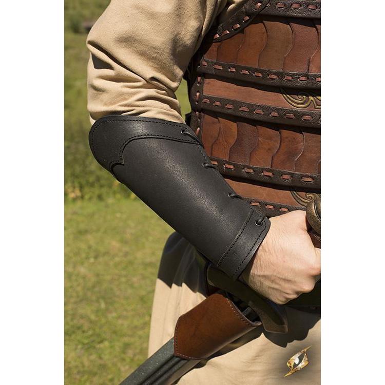 Warriors Leather Arm Bracers