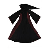 Iris Dress Black And Dark Red-GoblinSmith
