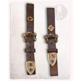 Leon Scabbard Mount Diagonal Brown-GoblinSmith