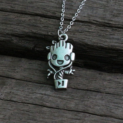 Baby Groot Necklace-GoblinSmith